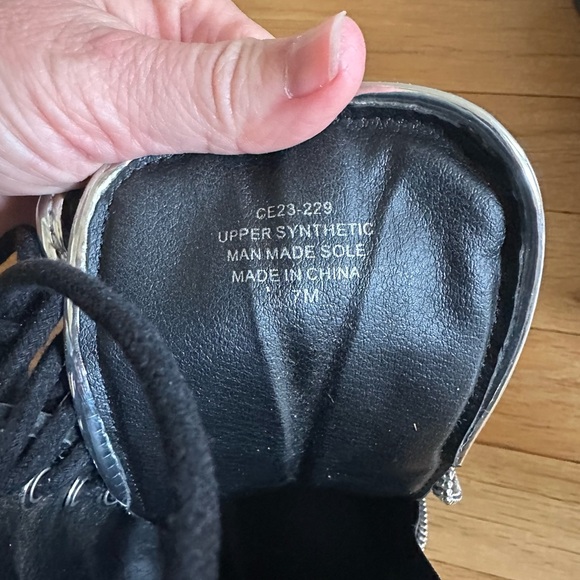 Dolls Kill Disco Fusion Combat Boots - Picture 4 of 4